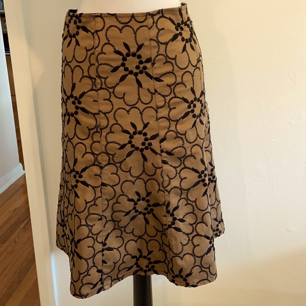 Ruth- embroidered A lined skirt